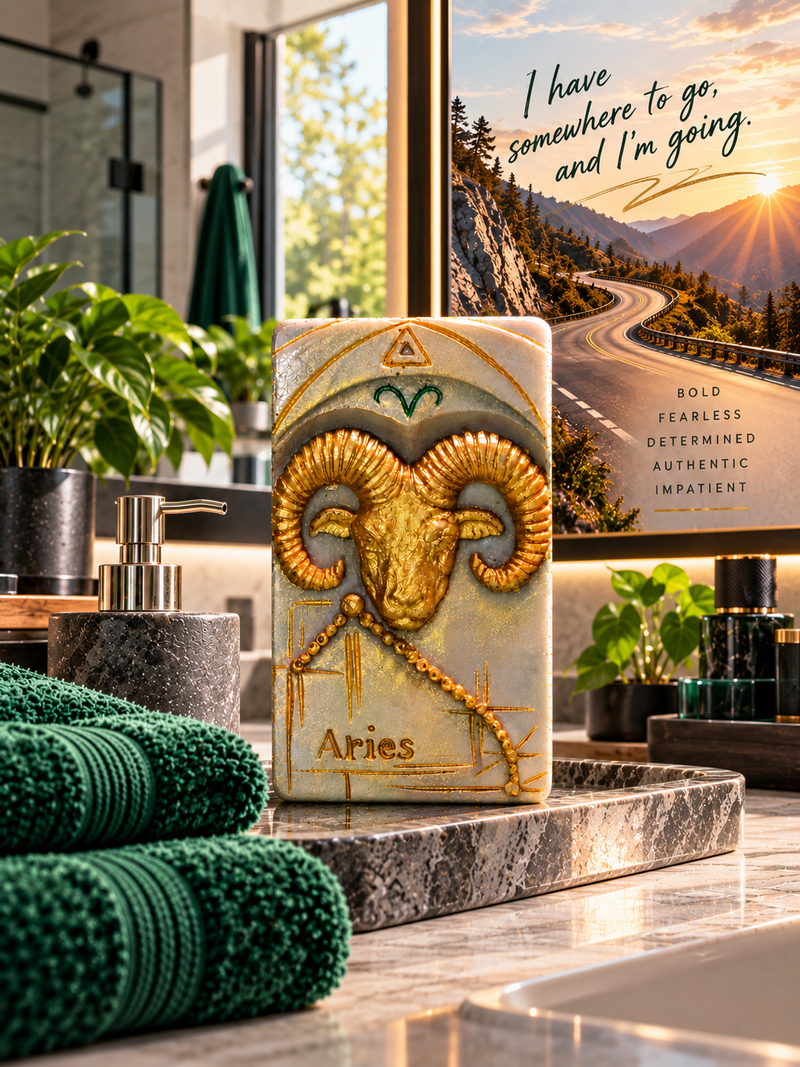 Aries Man Iron Ember Bar Soap