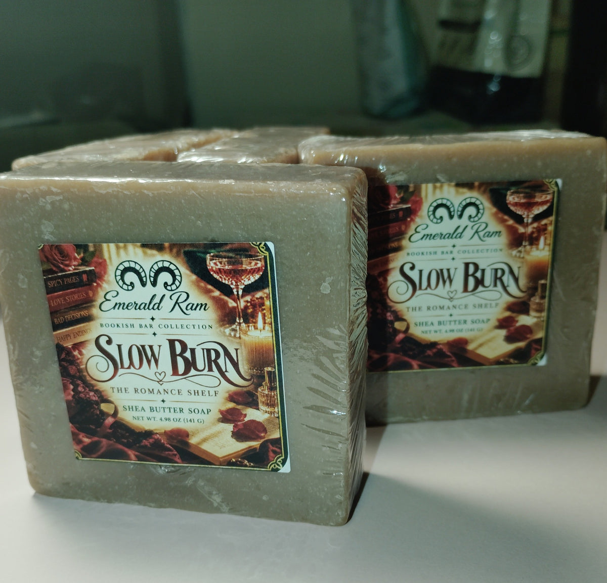 BOOKISH BARS: The Romance Shelf: Slow Burn (Shea Butter Soap)