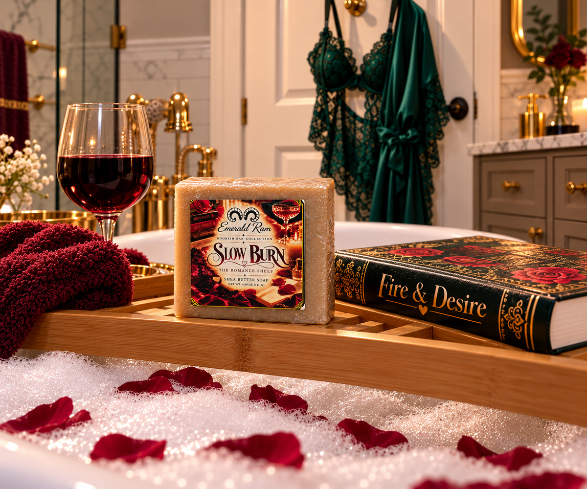 BOOKISH BARS: The Romance Shelf: Slow Burn (Shea Butter Soap)