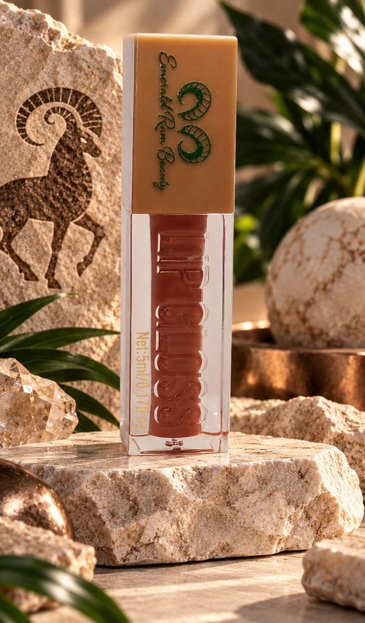 Moisturizing, Plumping Lip Gloss - Stone Aura